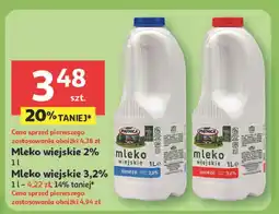 Auchan Mleko wiejskie 3.2% Piątnica oferta