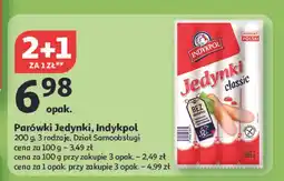Auchan Parówki klasyczne Indykpol Jedynki oferta