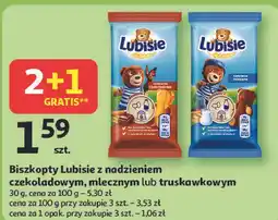 Auchan Ciastko mleczne Lu Petitki Lubisie oferta