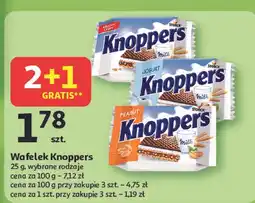 Auchan Wafelek jogurtowy Knoppers oferta