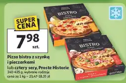 Auchan Pizza z szynką i pieczarkami Iglotex Proste Historie Bistro oferta