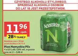 Auchan Piwo Namysłów Pils oferta