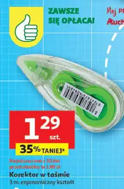 Auchan Korektor w taśmie Podniesiony Kciuk oferta