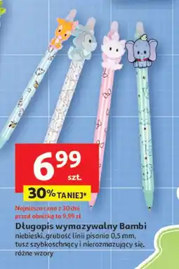 Auchan Długopis wymazywalny Bambi oferta
