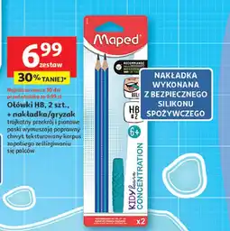 Auchan Ołówek hb + nakładka Maped oferta