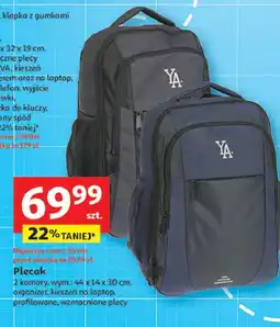 Auchan Plecak szkolny 2 komory oferta