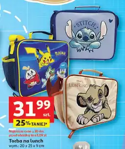 Auchan Torba na lunch król lew oferta