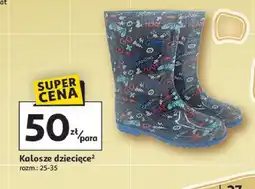 Auchan Kalosze dziecięce rozm. 25-35 oferta