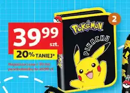 Auchan Piórnik dwuklapkowy pikachu oferta