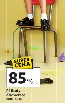 Auchan Półbuty dziewczęce 31-38 Inextenso By Auchan oferta