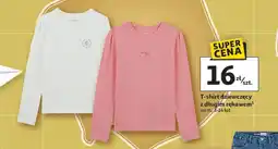 Auchan T-shirt dziewczęcy z długim rękawem 3-14 lat oferta