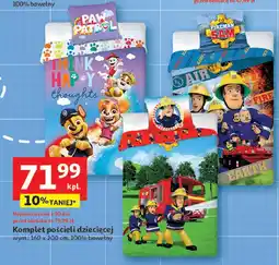 Auchan Komplet pościeli dla dzieci 160 cm x 200 oferta