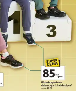 Auchan Obuwie sportowe chłopięce 28-38 oferta
