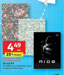 Auchan Zeszyt a5/16 kartek linia Interdruk oferta