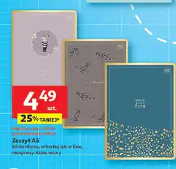 Auchan Zeszyt a5 80 kartek kratka Interdruk oferta