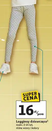 Auchan Legginsy dziewczęce 3-14 lat oferta