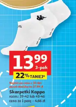 Auchan Skarpety męskie 43-46 Kappa oferta