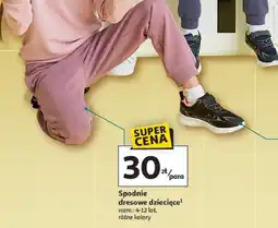 Auchan Spodnie dresowe dziecięce oferta