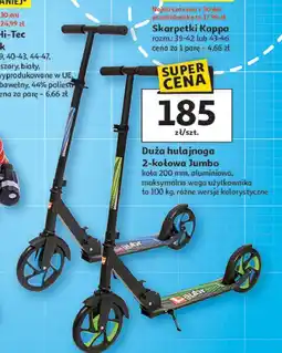 Auchan Hulajnoga 2 kołowa jumbo oferta