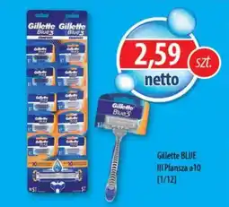 DUO-TES Gillette blue III plansza a10 oferta