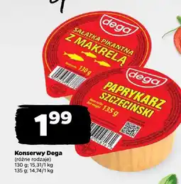 Netto Konserwy Dega, różne rodzaje oferta