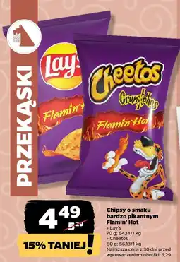 Netto Chipsy Flamin' Hot Lay's Lay's/Cheetos oferta