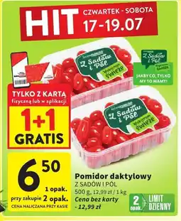 Intermarche Pomidor daktylowy Z SADÓW I PÓL oferta