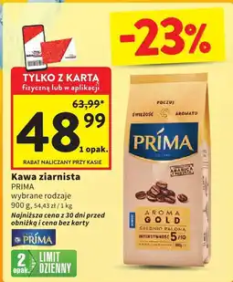 Intermarche Kawa ziarnista Prima Gold oferta