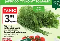 Intermarche Koperek/natka pietruszki/szczypiorek sałatkowy Z SADÓW I PÓL oferta