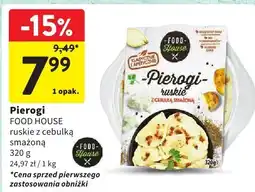 Intermarche Pierogi ruskie z cebulką smażoną Food House oferta