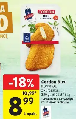 Intermarche Cordon bleu z kurczaka Konspol oferta