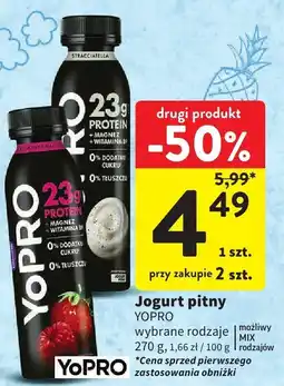 Intermarche Jogurt pitny YoPro oferta