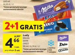 Intermarche Lody MILKA, DAIM, OREO oferta