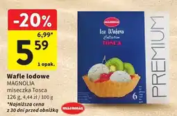 Intermarche Wafle lodowe MAGNOLIA miseczka Tosca oferta