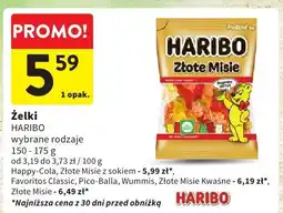 Intermarche Żelki HARIBO wybrane rodzaje oferta