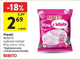 Intermarche Pianki BEBETO wybrane rodzaje oferta
