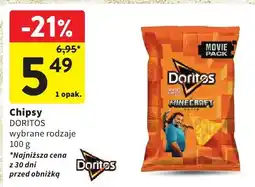 Intermarche Chipsy Doritos wybrane rodzaje oferta