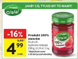 Intermarche Dżem O!La!La! wybrane rodzaje oferta