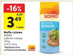 Intermarche Wafle ryżowe Sonko wybrane rodzaje oferta