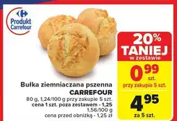 Carrefour Bułka ziemniaczana pszenna Carrefour oferta