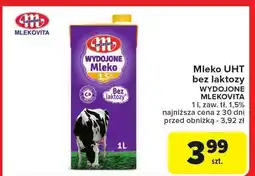 Carrefour Mleko UHT bez laktozy 1.5% Mlekivita oferta