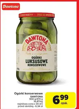 Carrefour Ogórki konserwowe Dawtona oferta