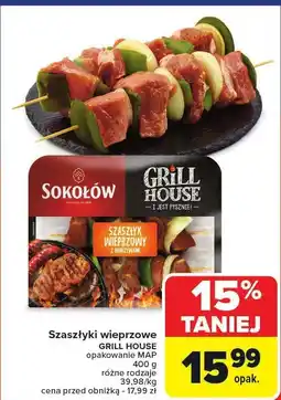 Carrefour Szaszłyki wieprzowe Sokołów Grill House oferta