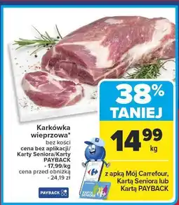 Carrefour Market Mięso karkówka wieprzowa bez kości Carrefour Market oferta