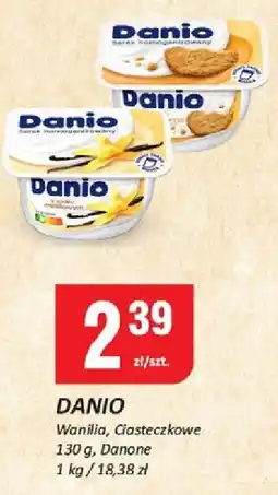 Chorten Deser Danio wanilia/ciasteczkowe/lemon Danone oferta