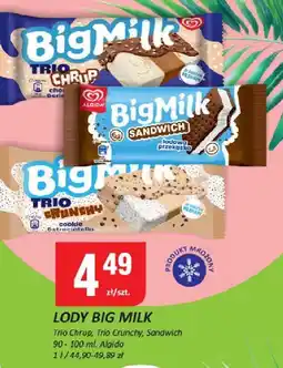 Chorten Lody Big Milk Trio Chrup Algida oferta