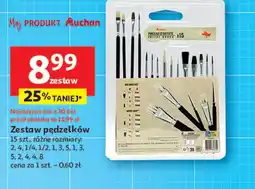 Auchan Zestaw pędzli Auchan oferta