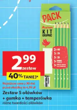 Auchan Zestaw ołówków Auchan oferta