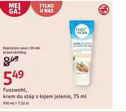 Rossmann Krem do stóp Fusswohl oferta