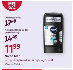 Rossmann Antyperspirant Nivea oferta